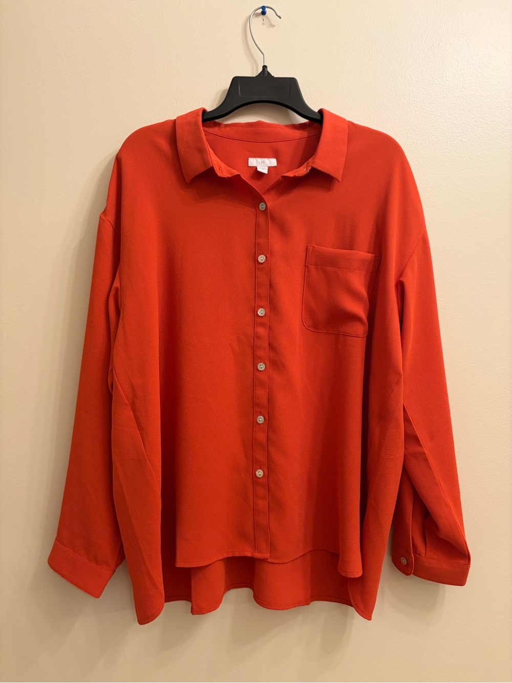 J. Jill | Burnt Orange Button-Down Blouse